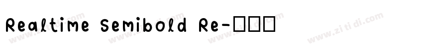 Realtime Semibold Re字体转换